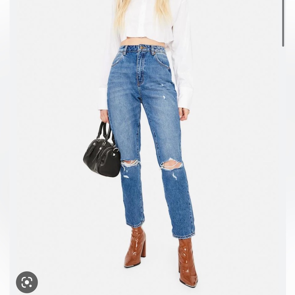 Rollas Distressed Duster Jeans